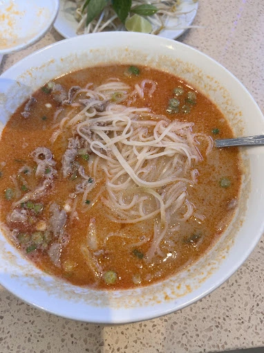 Satay Beef Noodle Soup at Pho Dinosaur 2 Calgary